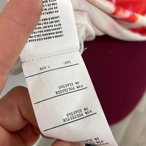 Aldo+Martins Colorfull Top XS Padded Shoulders Super soft textile - Picture 8 of 11